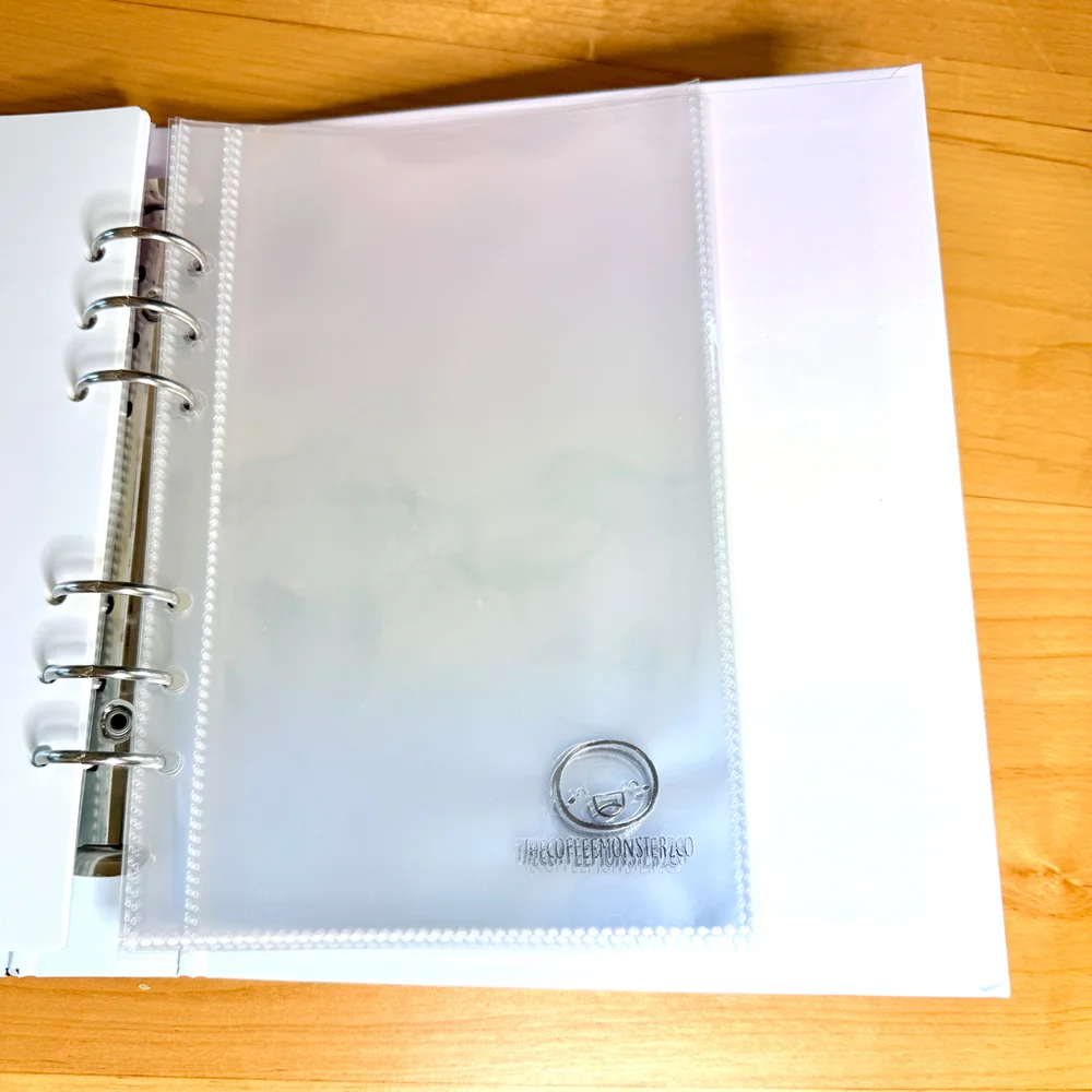 TheCoffeeMonsterzCo TCMC Planner Supplies Binder w/ Dividers & Sheet Protectors
